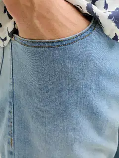 JJ REBEL miesten farkkushortsit Jrebmason - Blue denim - 8