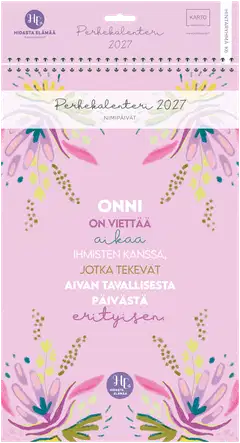 Hidasta elämää Perhekalenteri 2027 23x36,5 cm - 1
