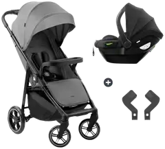 Hauck yhdistelmävaunut Shop N Care Travel Set 0-25 kg harmaa - 1