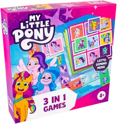 Tactic lautapeli My Little Pony 3 in 1 Lotto, Domino, Memo - 4