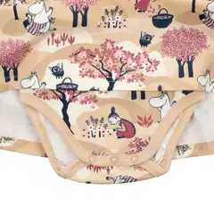 Muumi vauvojen bodymekko Hedelmäsato 592497 - beige - 3