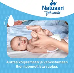 Natusan by Johnson's Nappy Care Cream sinkkivoide 110 g - 2