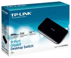 Tp-link tl-sg1008d 8-port gb desktop kytkin - 4