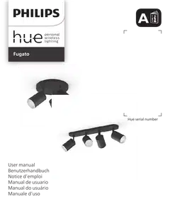 Philips Hue Fugato -kohdevalaisin 4.2W 2000-6500K 1600LM musta - 2