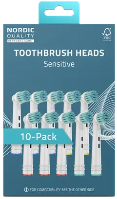 Nordic Quality Sensitive harjaspäät 10 -pack - 3