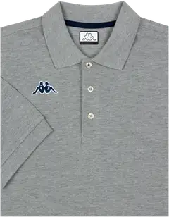 Kappa miesten pikeepaita Logo Holiver - Grey md melange - 2