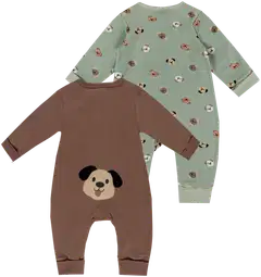 Ciraf vauvojen pyjama Hauhau 250B262904 2-pack - green dog - 2