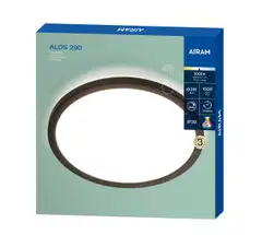 Airam Alos 290 plafondi IP20 18W/930 STEP DIM musta - 2