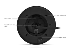 Ubiquiti sääsuojattu 4K PoE -valvontakamera erinomaisella kuvanlaadulla UVC-G6-Turret-B musta - 10