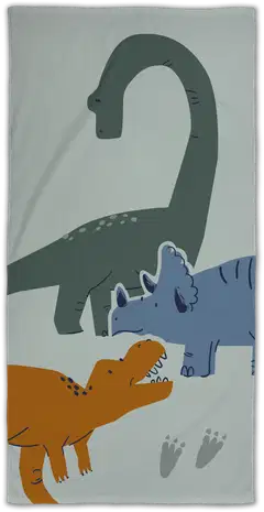 Ciraf lasten kylpypyyhe Dinosaur 70x140 cm - 1