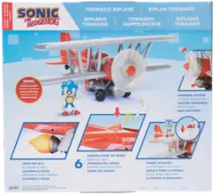 Sonic leikkisetti Tornado Biplane + Sonic-hahmo 2.5" - 14