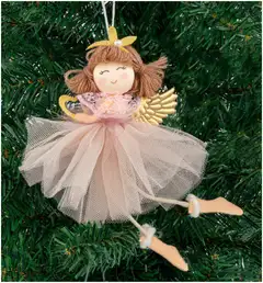 Joulukuusenkoriste keiju 18,5 cm - 2