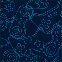 House lasten shortsipyjama Gamer 232H032606 - SININEN - 3