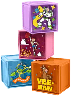 Toy Story mini säilytyskuutiot displayssa - 1