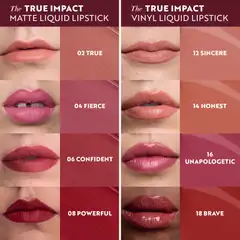 IsaDora The True Impact Vinyl Liquid Lipstick Nestemäinen Huulipuna 12 Sincere 4,8 ml - Sincere - 4