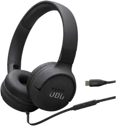 JBL langalliset sankakuulokkeet Tune 520C musta - 1