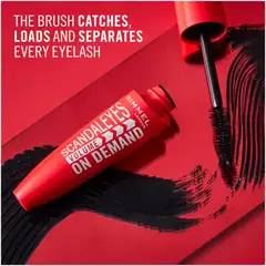 Rimmel Scandaleyes Volume On Demand ripsiväri 12 ml, 001 Black ripsiväri - 9