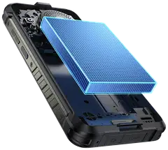 Ulefone Rugged-älypuhelin RugKing 4G 256GB musta - 4