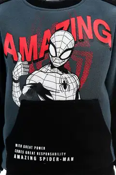 Spiderman Lasten setti ZH10083 - Harmaa - 3
