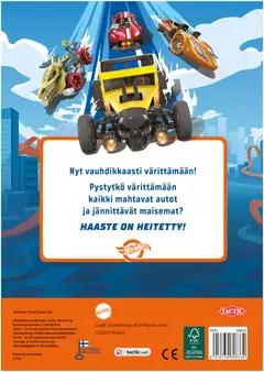 Hot Wheels valtava värityskirja - 2