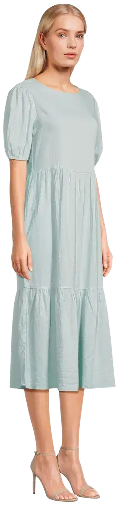 London Fog naisten pellavasekoitemekko 218L261703 - surf spray - 4