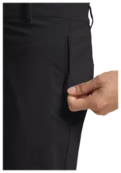 Jack Wolfskin miesten housut Hikeout - BLACK - 7