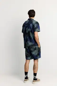 Finlayson miesten pellavapaita Palma - BLACK - 4