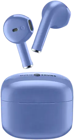 MusicSound Bluetooth nappikuulokkeet Swag vaaleansininen - 1