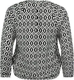 House naisten kangaspusero 228HP03706, D-mitoitus - AOP - 2