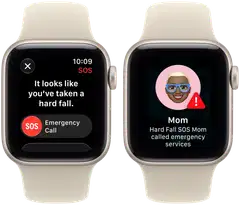 Apple Watch SE 3 GPS 44 mm:n keskiyön värinen alumiinikuori ja laivastonsininen urheiluranneke - M/L - MJL94QN/A - 5