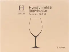 House punaviinilasi Serene 62,5 cl 6-pack - 3