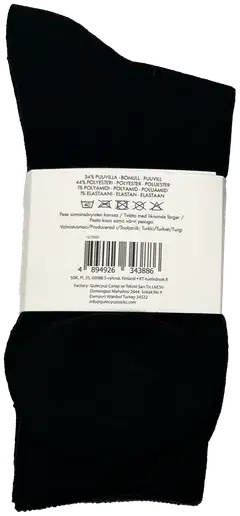 Everyday miesten nilkkasukat BA2025 4-pack - Black/graphite mel - 4