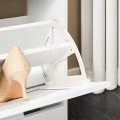 SoBuy kenkäkaappi valkoinen FSR137-W - 6