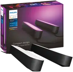 Philips Hue valopalkki Play 2 kpl 7 W 2000-6500 K 530 lm musta - 1