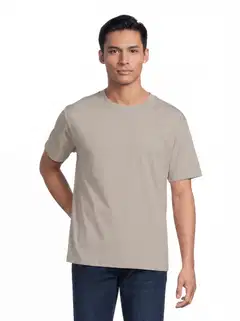 House miesten oversize t-paita - Light sand - 1