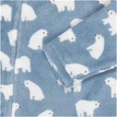 TEX BASIC vauvojen potkupuku fleeceJääkarhu - Sky - 3