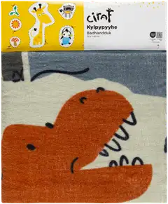 Ciraf lasten kylpypyyhe Dinosaur 70x140 cm - 4
