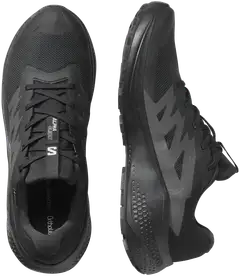 Salomon miesten maastojuoksukengät Alphaglide GTX - Black/Asphalt/Black - 7