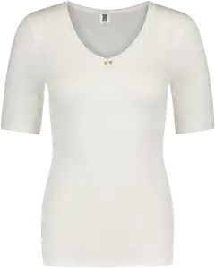 Actuelle naisten lyhythihainen aluspaita AC-39148 - WHITE - 1