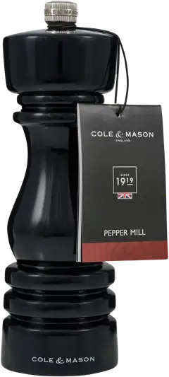 Cole & Mason pippurimylly London 18 cm musta - 2