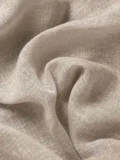 Hasta Saga XL valoa suodattava pellavasekoiteverho, beige - 2