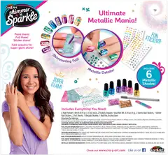 Shimmer N Sparkle Metallic Rainbow Kynsitaidesetti - 2