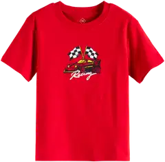 TEX BASIC lasten t-paita racing I276704 - RED 2 - 3