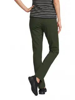House naisten stretch-housut 222H262908 - green - 3
