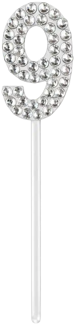 Koristetikku timantein nro 9, koko 2*10 cm - 1