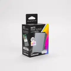 Gamegenic Matte Prime -korttisuojat 66 × 91 mm, tummanharmaa - 1