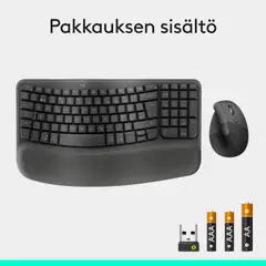 Logitech Wave Keys & Lift Combo langaton näppäimistö ja hiiri - 3