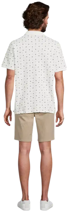 House miesten kuviollinen pikeepaita Palmu 195H152614 - WHITE - 3