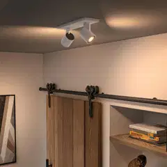 Philips Hue Runner -kohdevalaisin kahdella spotilla 4.2W 2200-6500K 400LM valkoinen - 5