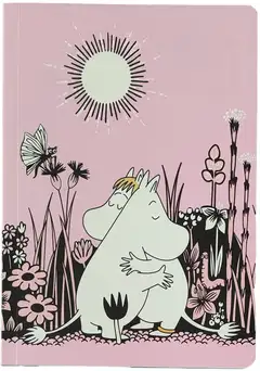 Muistikirja Moomin kartonki A5 Love pink - 1